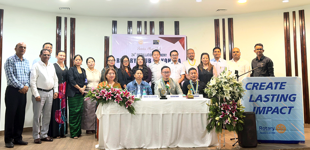 Rotary Club of Kohima installs new board for 2026-27