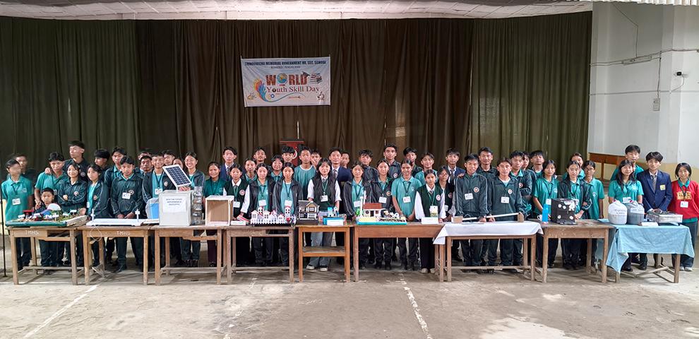 Kohima TMGHSS marks World Youth Skills Day with student skill exhibition