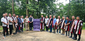 Ungma inaugurates bamboo-reinforced concrete road rooted in village history