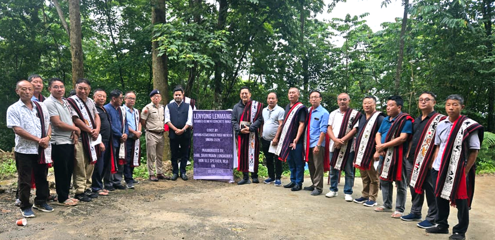 Ungma inaugurates bamboo-reinforced concrete road rooted in village history