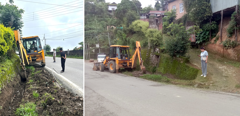 Kohima Ward 1 Councillor leads emergency drainage-clearing drive after heavy rain