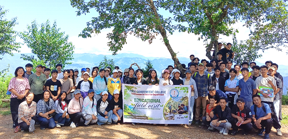 Phek Government College students undertake