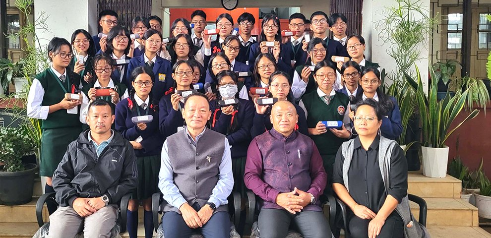 34 TMGHSS Kohima students receive free spectacles under eye health programme