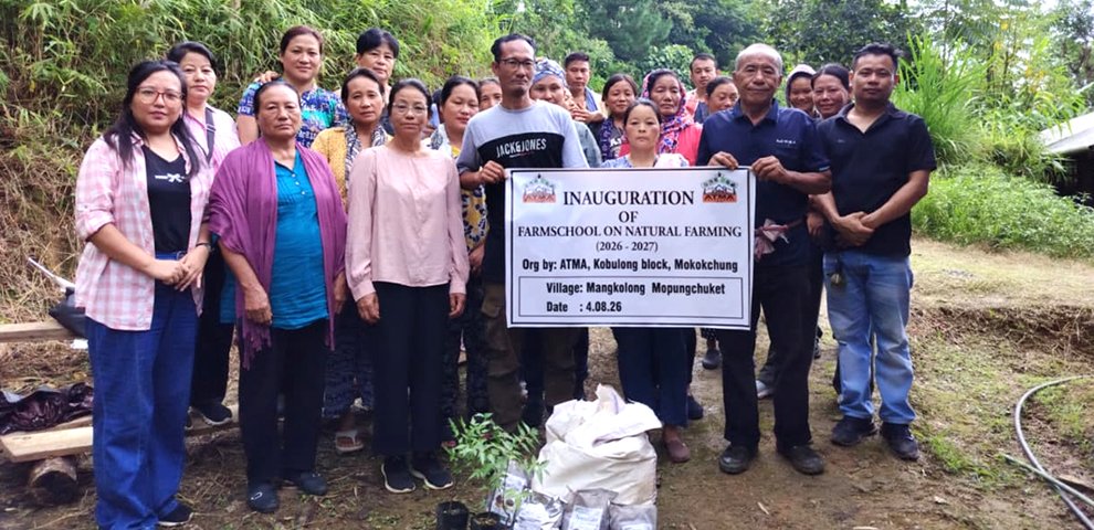 ATMA Kobulong block inaugurates Natural Farming FarmSchool in Mokokchung