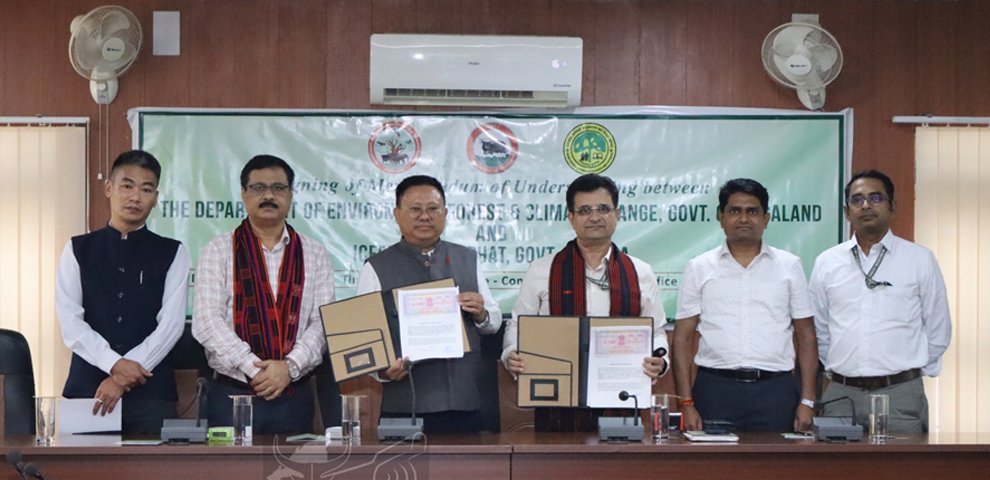 Nagaland DEFCC, ICFRE-RFRI sign MoU to strengthen forestry research