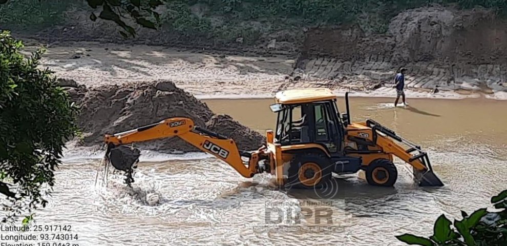 Dimapur bans heavy machinery for riverbed mining