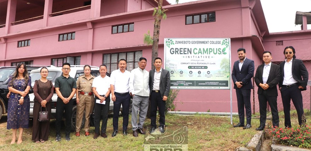 Green Campus Initiative launched at Zunheboto