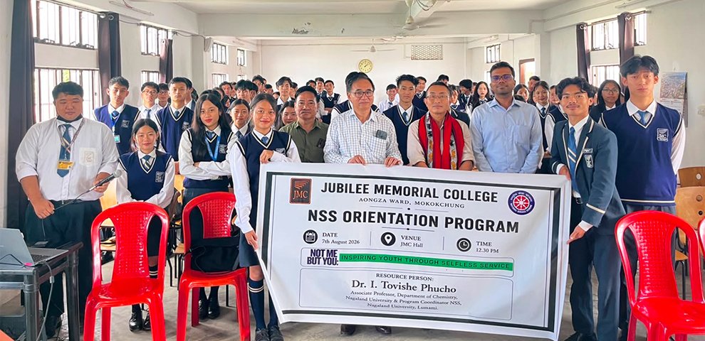 JMC holds NSS orientation programme to inspire students towards community service