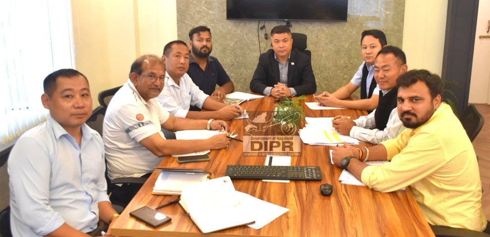 Kohima administration reviews Kohima-Jessami road works, contractor sets October deadline