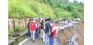 Major landslide damages three houses, shuts NH-702A in Zunheboto