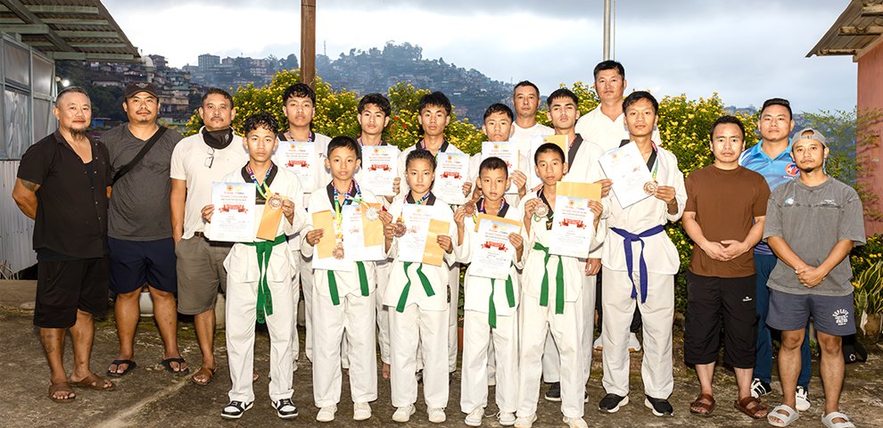 Mokokchung District Taekwondo Association honours medalists
