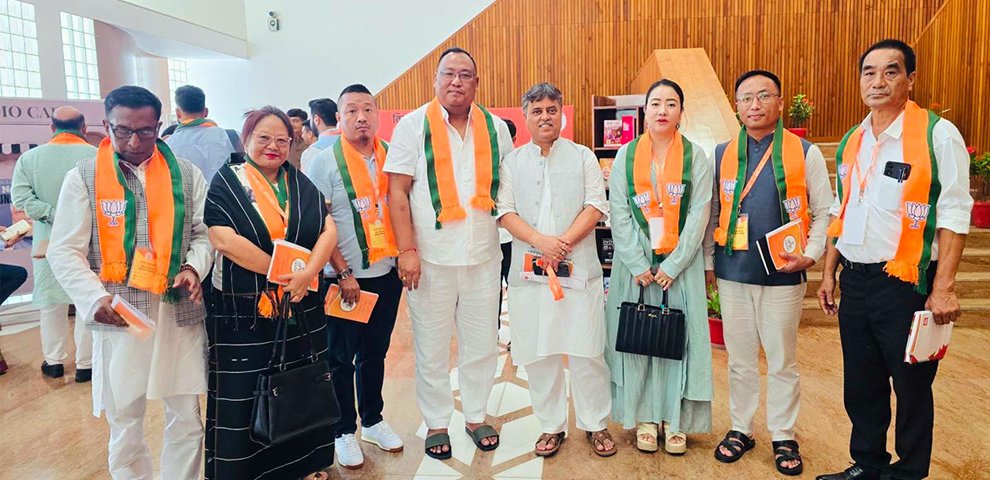 Nagaland BJP delegation attends introductory meeting in New Delhi