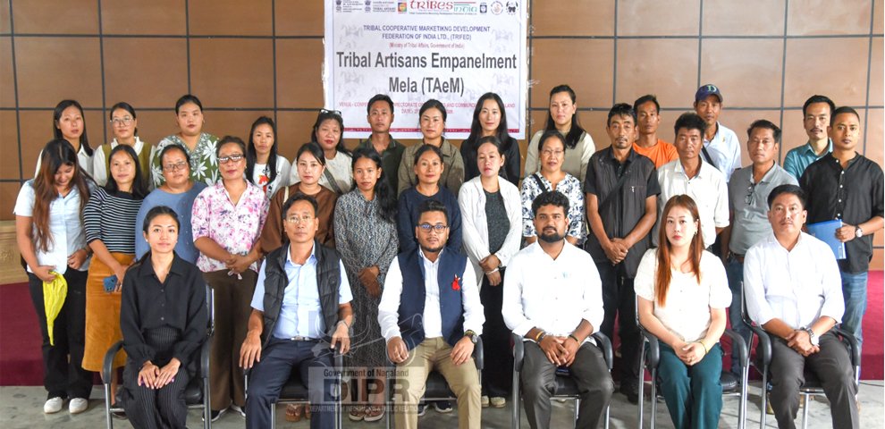 Tribal artisans in Nagaland get new market access opportunity through TRIFED