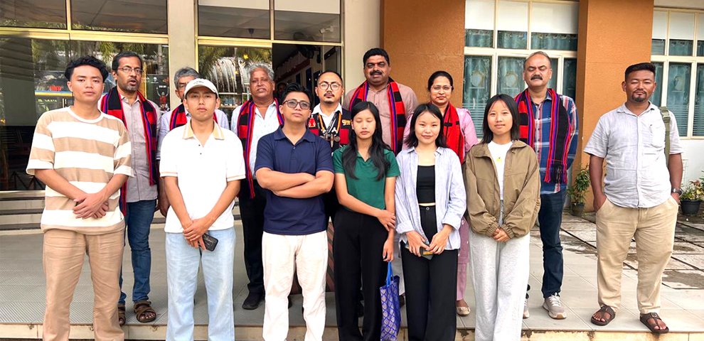 USSC President visits Holy Grace Academy, signs MoU for Sangtam student scholarships