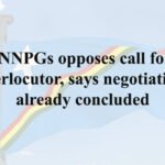 WC, NNPGs opposes call for new interlocutor, says negotiations already concluded WC, NNPGs opposes call for new interlocutor, says negotiations already concluded