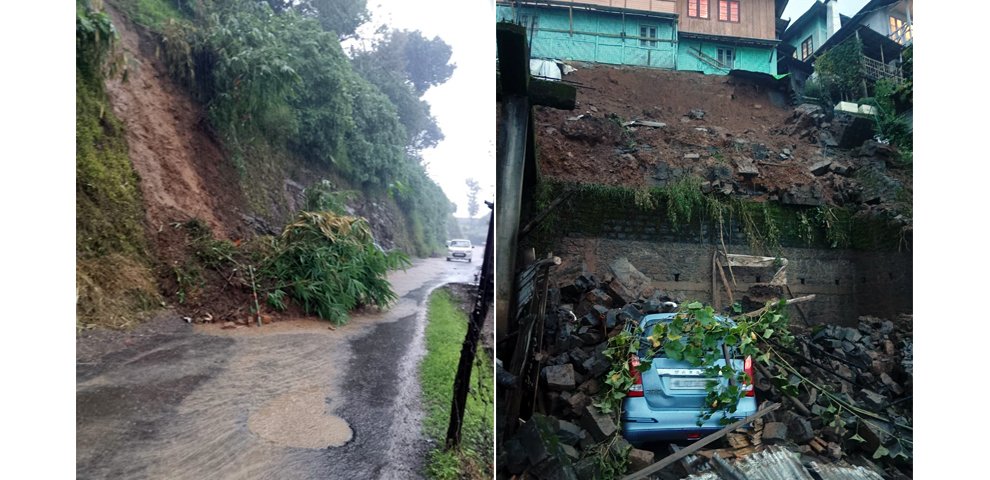 andslides hit Mokokchung town