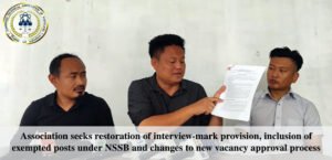 Amid 11 NSSB vacancies, CTAN places three recruitment demands before Chief Secretary