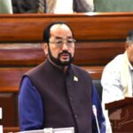 Deputy Chief Minister Yanthungo Patton speaks on the PAP regime in the Nagaland Assembly on Thursday