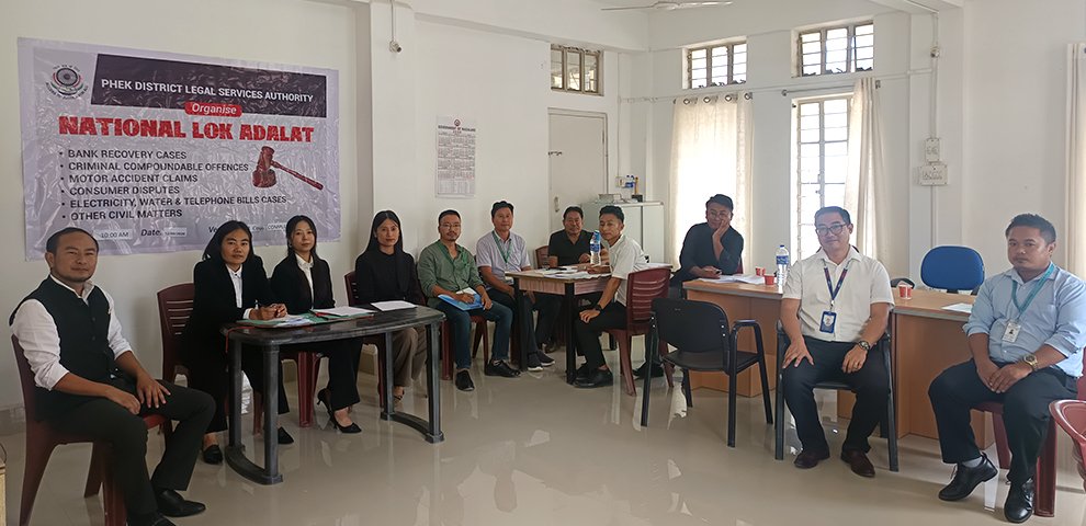National Lok Adalat settles
387 cases in Nagaland
