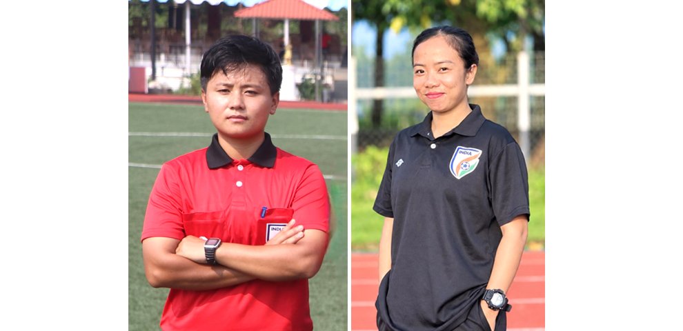 Mhasi, Vephilu become first Nagaland women to attain AIFF national referee status