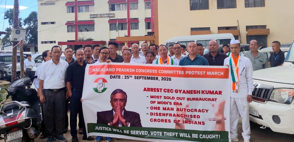 Nagaland Congress demands CEC’s removal, independent probe into electoral-roll controversy