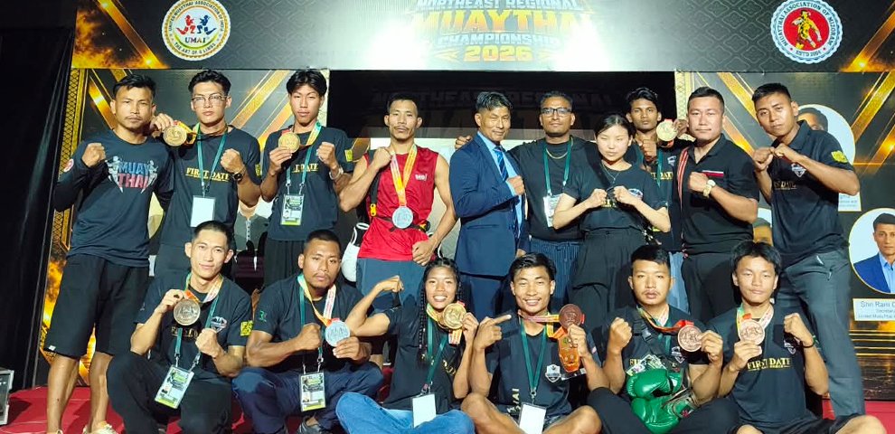 Nagaland Muaythai team wins 11 medals at Northeast championship