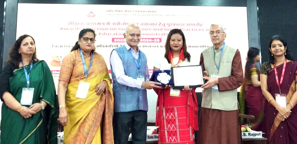 Nagaland education coordinator receives national award for innovation