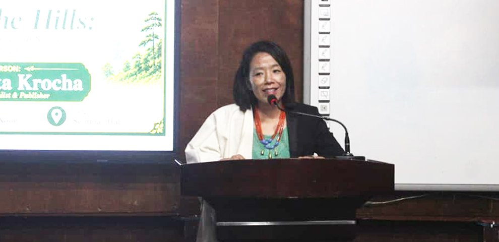 Poet Vishii Rita Krocha urges students