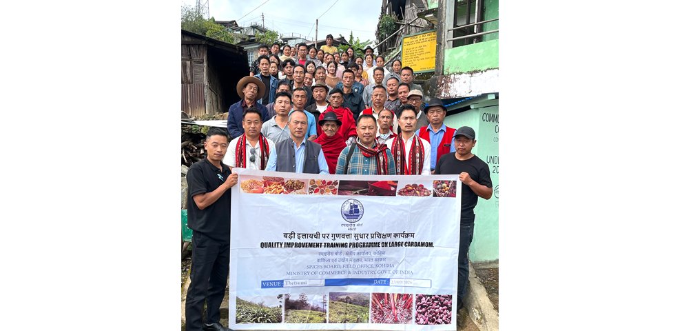Spices Board trains Phek growers on large cardamom cultivation
