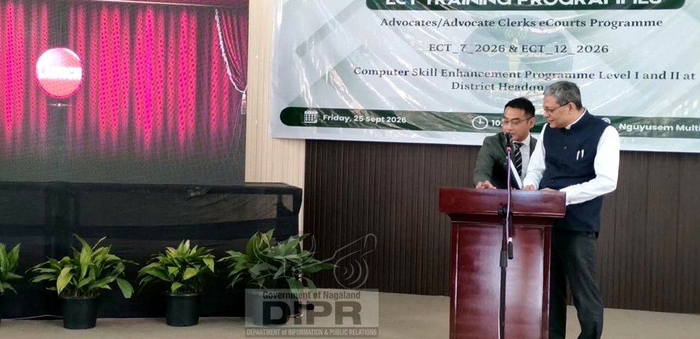 Three digital systems launched for Nagaland district judiciary