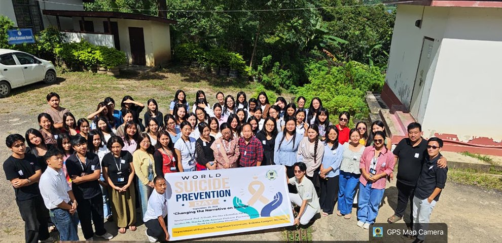 World Suicide Prevention Day observed at Nagaland University
