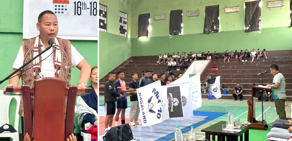 Mokokchung Yimkhiung calls for sustained training as Luke Sasong volleyball trophy begins