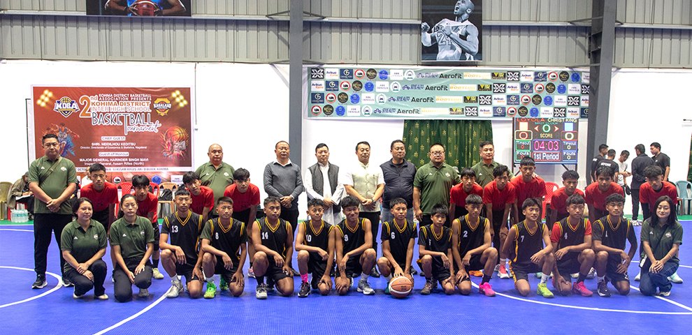28 teams take part in Kohima inter-high school basketball tournament