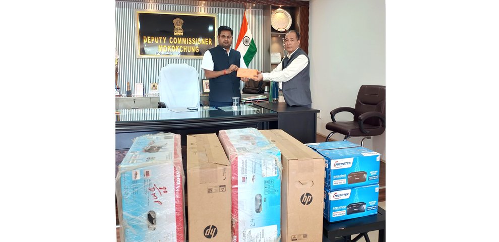 Ao Officers Telongjem, Kuki Inpi donate