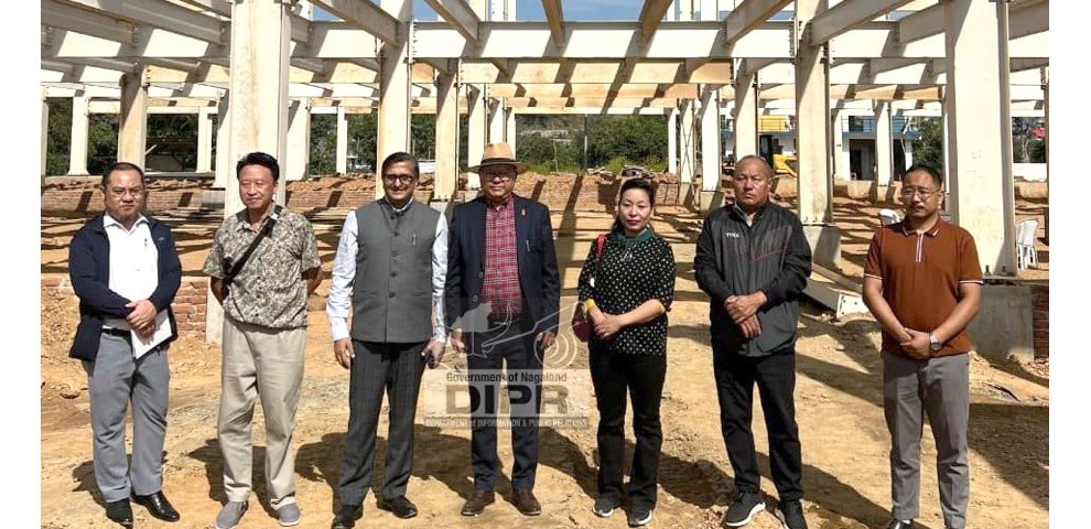 DoNER official reviews progress of Kohima multi-disciplinary sports centre