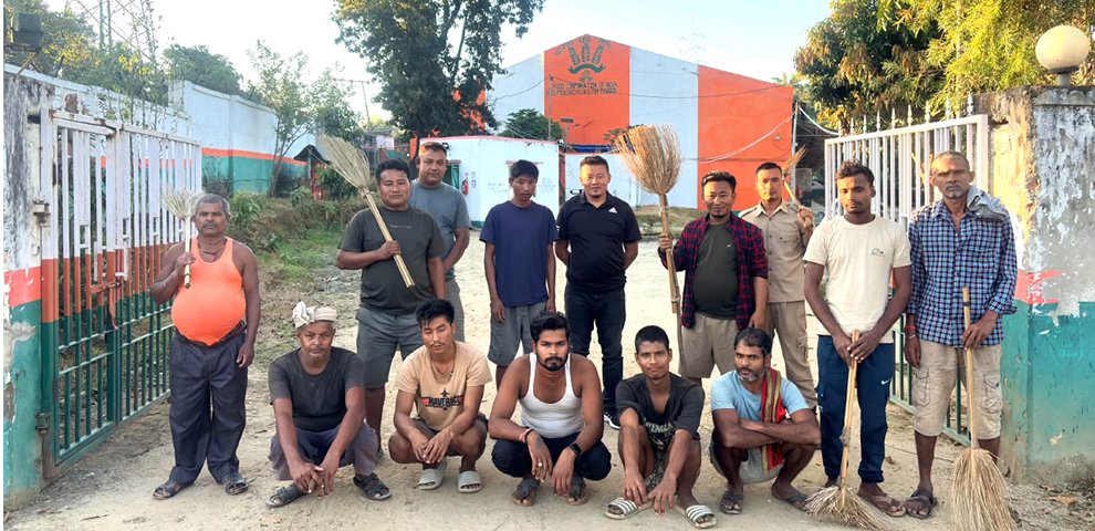 FCI depot in Mokokchung observes Swachh Bharat Abhiyaan