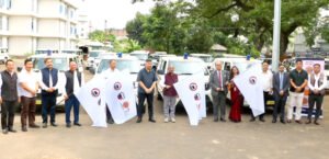 Nagaland: IDAN flags off four ambulances, hands over apple processing unit
