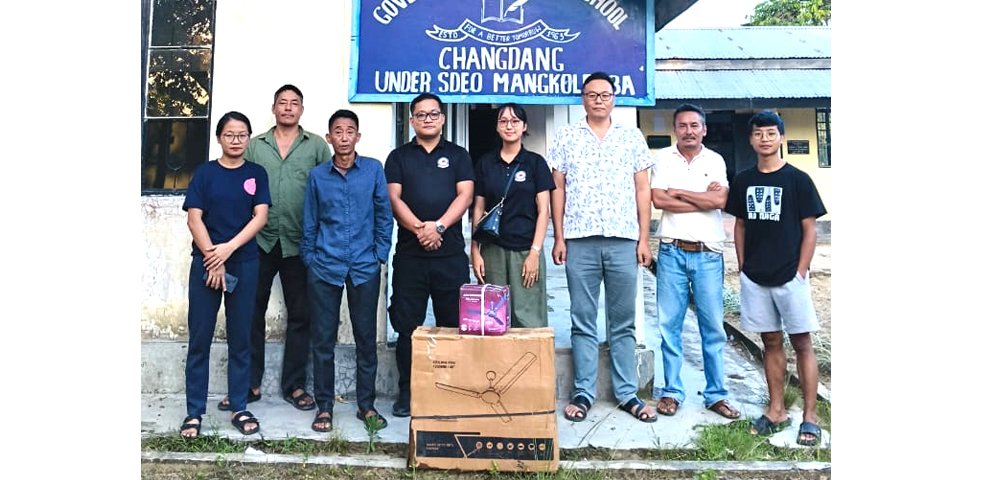 JKM donates seven ceiling fans to GMS Changdang
