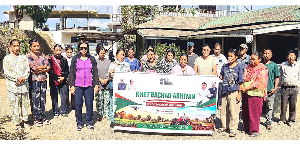 KVK Zunheboto launches ‘Khet Bachao Abhiyaan’ to promote soil health