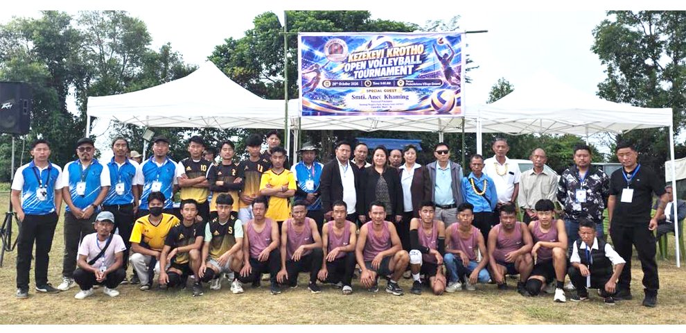 Kezekevi Krotho organises open volleyball tournament