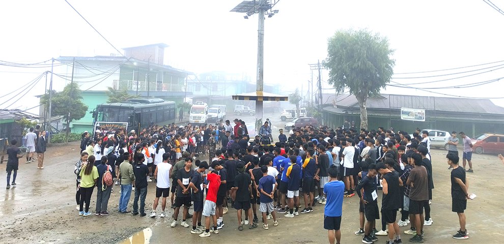 Kiphire Officers’ Club organises marathon for communal harmony