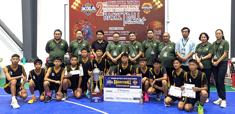 Kohima inter high school tournament concludes