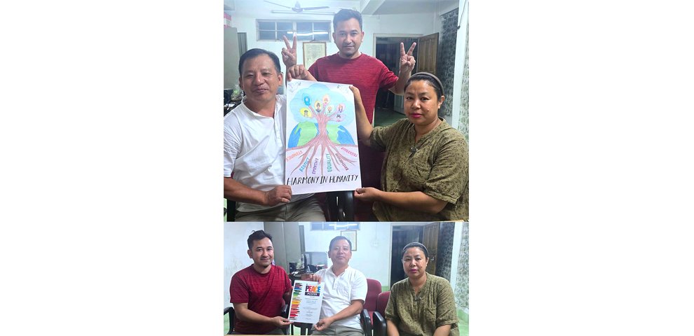 Kohima student’s winning peace poster advances to district level