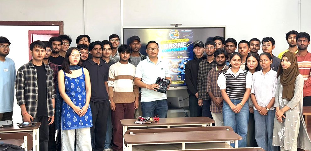 Nagaland University TechFusion Club holds hands-on drone workshop