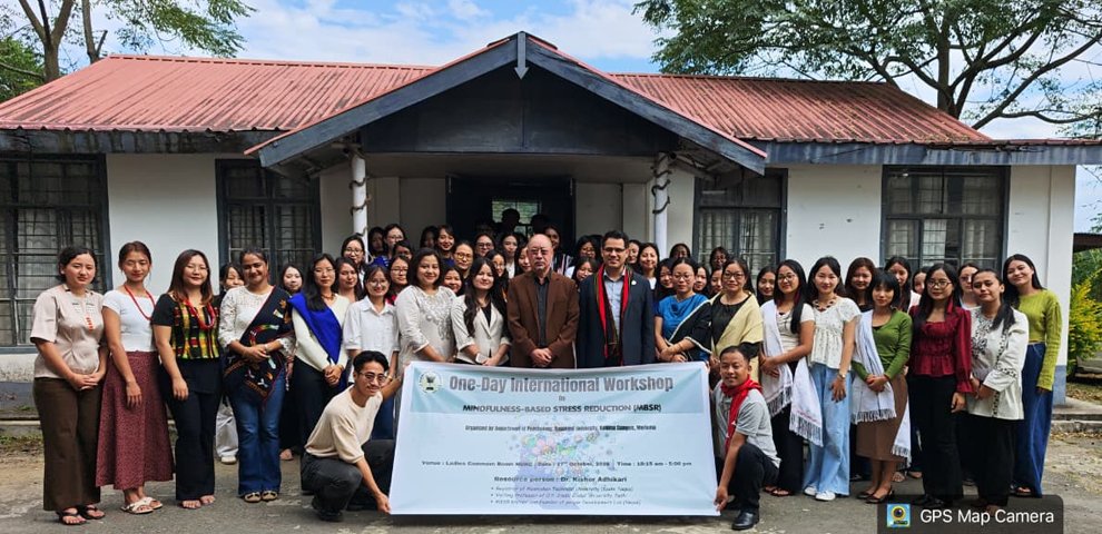 Nagaland University holds international workshop on mindfulness-based stress reduction
