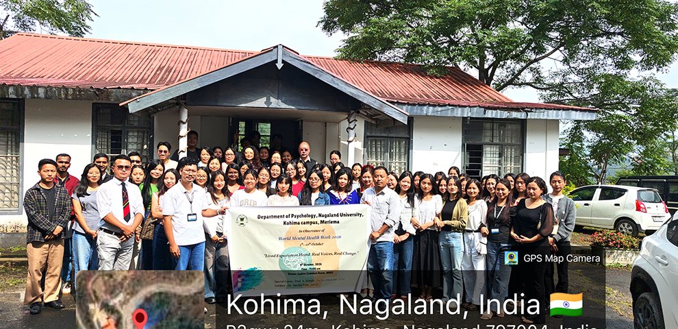 Nagaland University marks World Mental Health Day