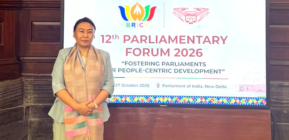 Phangnon Konyak attends 12th BRICS Parliamentary Forum in New Delhi